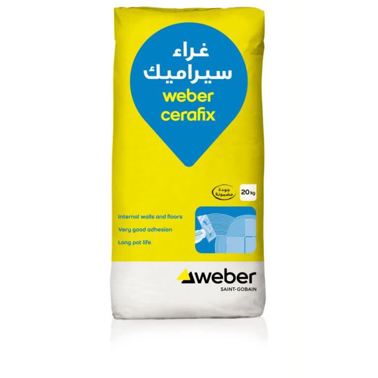 غراء سيراميك ويبير - Weber - غراء أسمنتي - ابيض